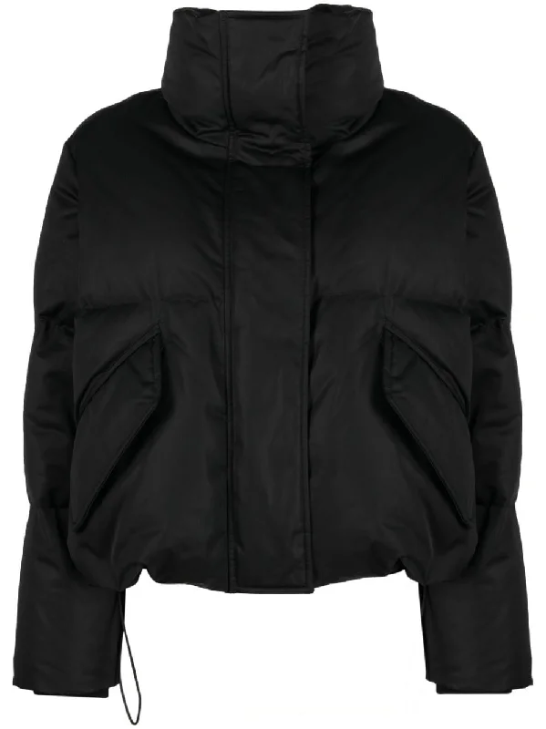 MAISON MARGIELA'S SIGNATURENUMBERS-MOTIF PADDED JACKET Cotton Fabric Linen Fabric Terry Fabric MAISON MARGIELA'S SIGNATURENUMBERS-MOTIF PADDED JACKET Cotton Fabric Linen Fabric Terry Fabric