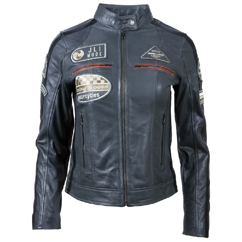 QOOC Women's Racing Biker - Platinum Grey