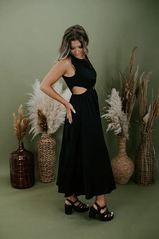 Do Your Thing Cut Out Maxi, Black