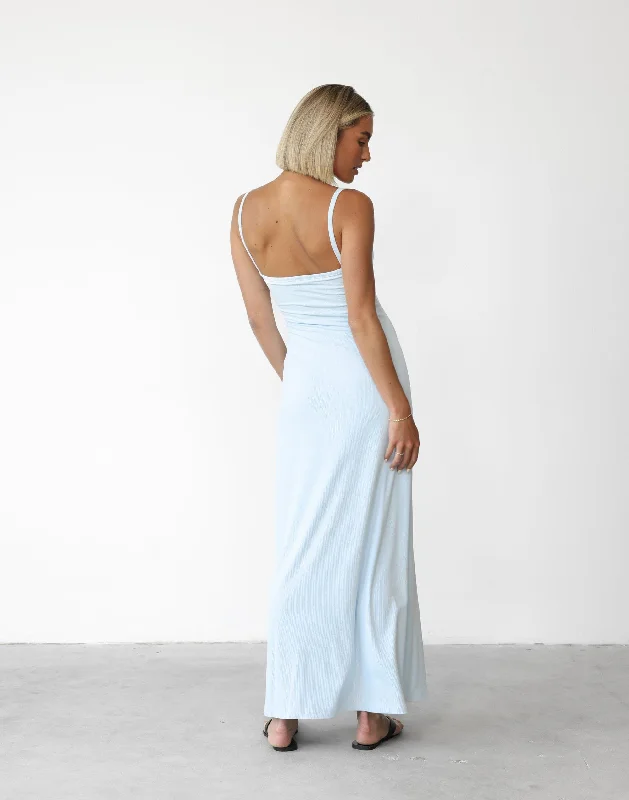 Helia Maxi Dress (Sky)