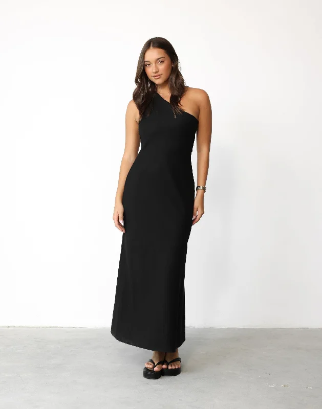 Rema Maxi Dress (Black)