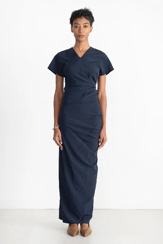 Sidney Dress, Navy