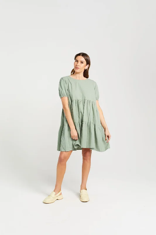 Whirl Dress - Replen - Sage