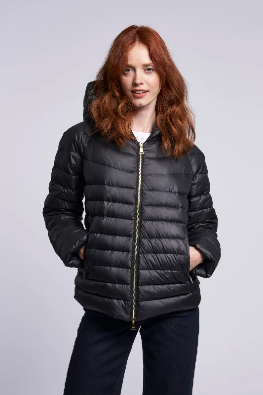 497HD Hooded down jacket