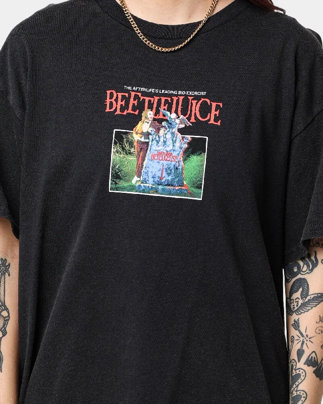 American Thrift X Beetlejuice Here Lies Vintage T-Shirt Vintage Black