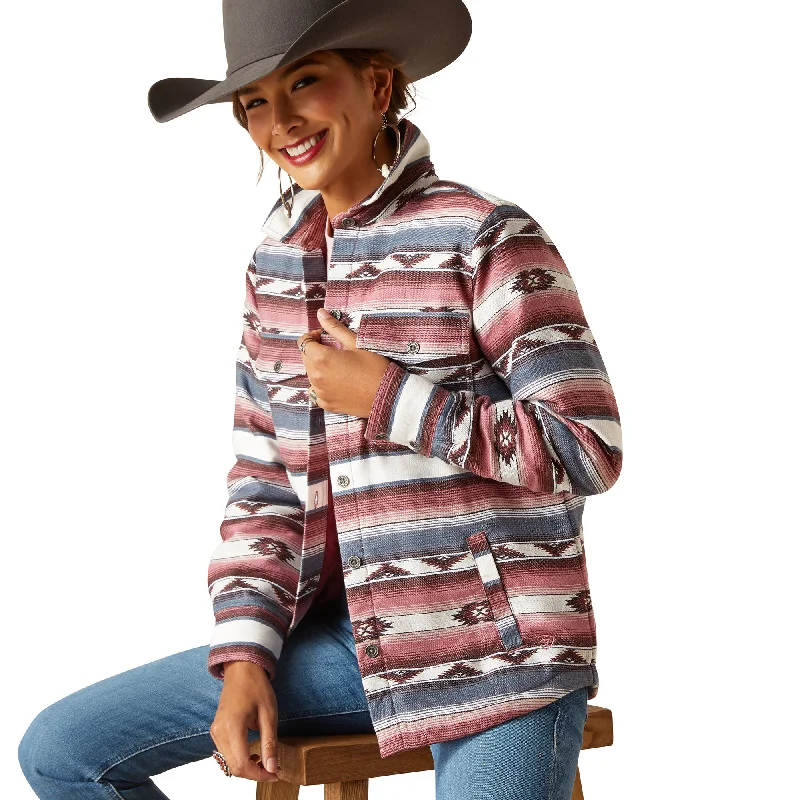 Ariat Women's Buffalo Plaid Shirt Jacket, Baja Jacquard