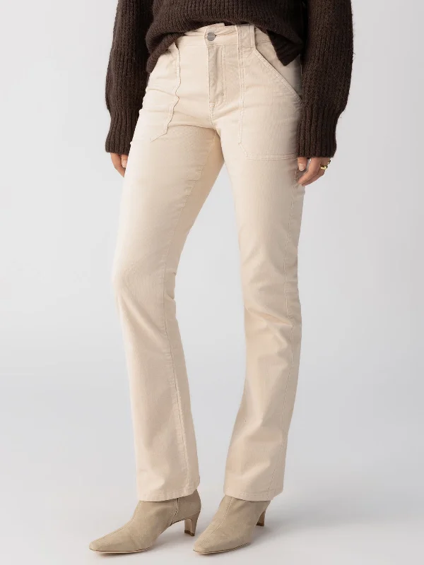 Corduroy Hayden Bootcut Standard Rise Pant Toasted Almond