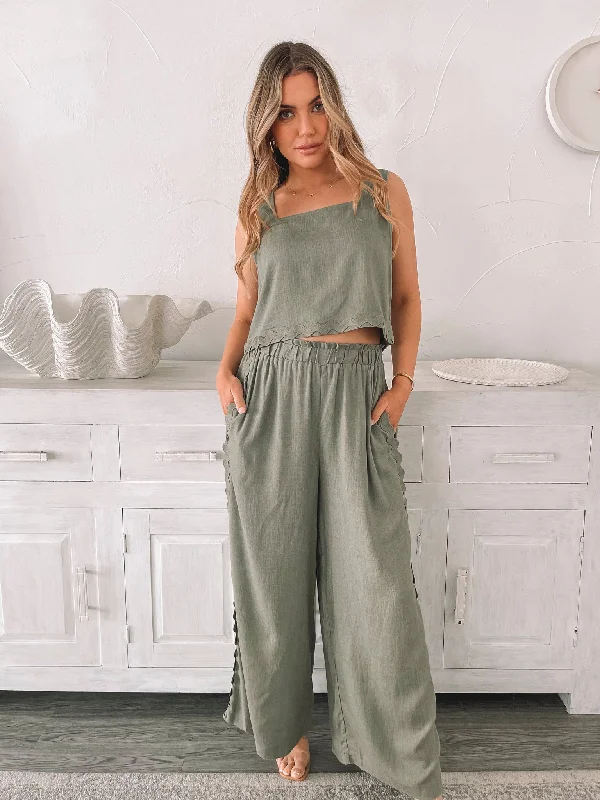 Dionysia Pants - Khaki