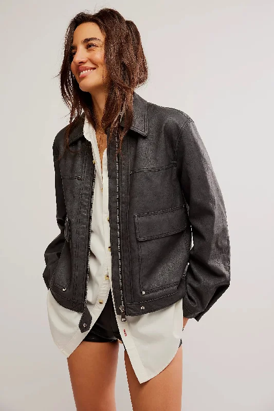 Blair Vegan Leather Jacket