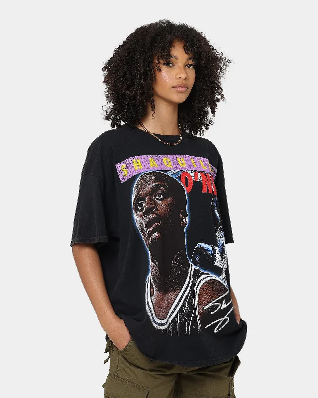 Goat Crew X Shaq Dunk Vintage T-Shirt Washed Black