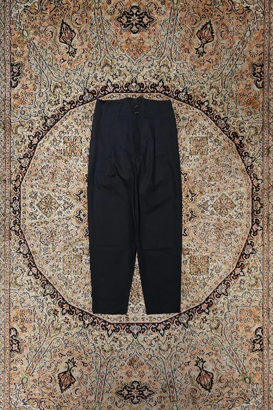 PLEATED TROUSER (BLACK)