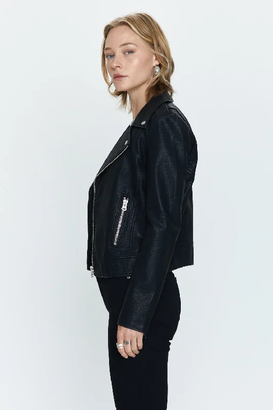 Pistola Nicolette Moto Jacket in Noir