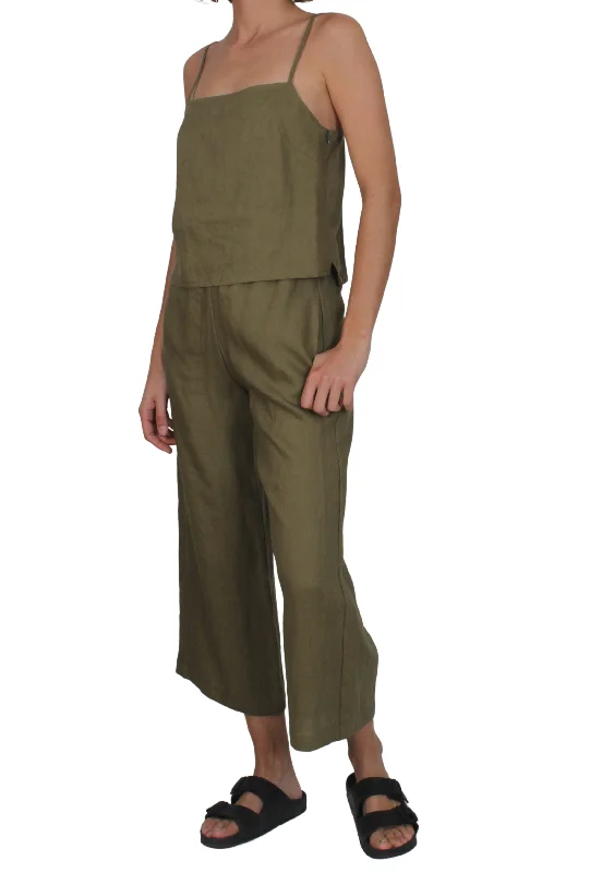 Pacific Linen Pants Khaki