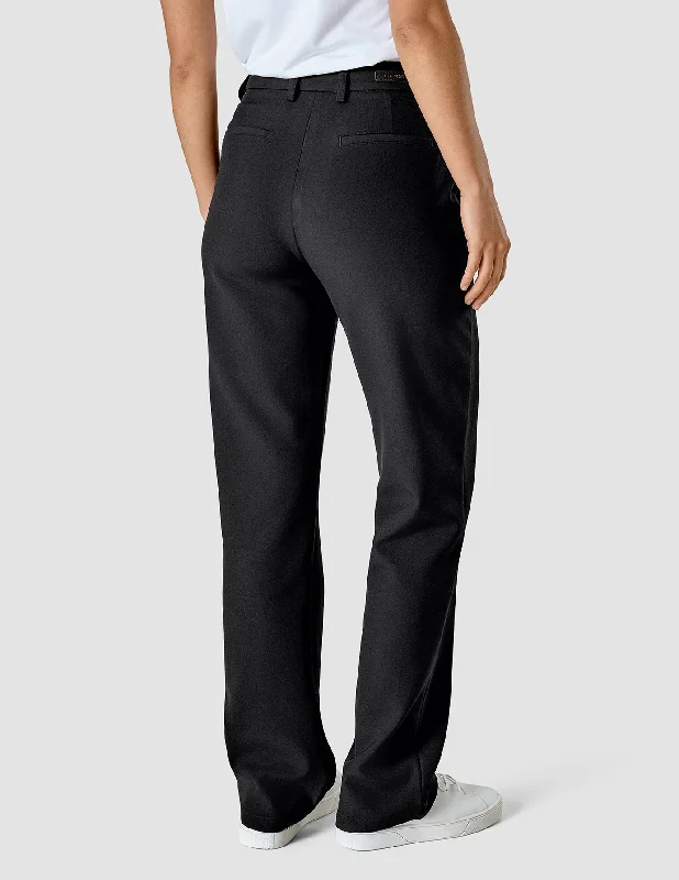 No. 1 Pants Straight Black