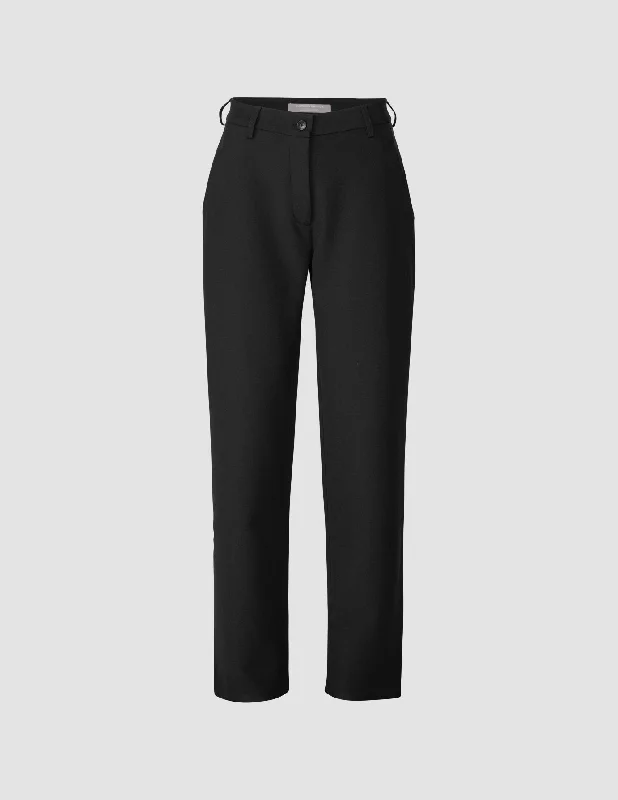 No. 1 Pants Straight Black