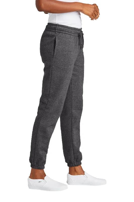 District Womens V.I.T. Fleece Sweatpants w/ Pockets - Heather Charcoal Grey