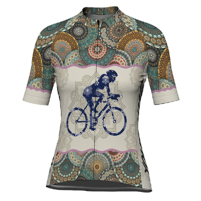 Customized Vintage Short Sleeve Cycling Jersey for Women