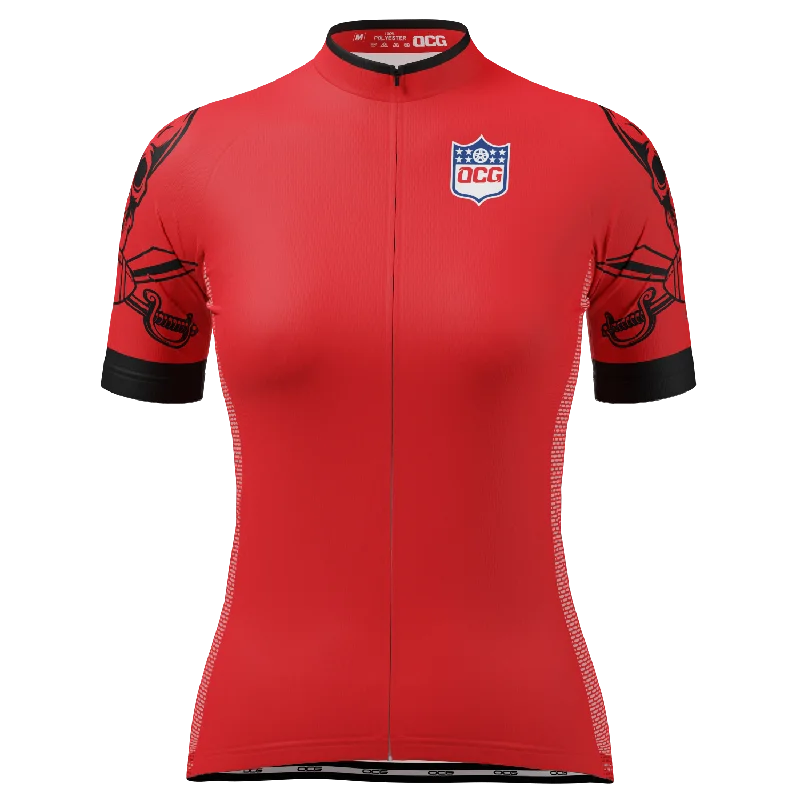 Women's Tampa Football Short Sleeve Cycling Jersey