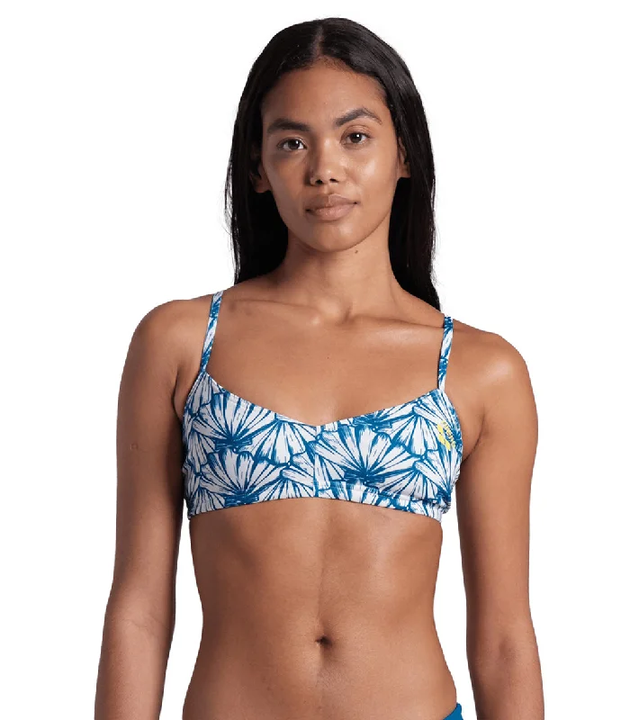 Arena Women's Bandeau Live Bikini top White Multi/Yellow Star Lace bikini, Elegant, Feminine, Sexy Arena Women's Bandeau Live Bikini top White Multi/Yellow Star Lace bikini, Elegant, Feminine, Sexy