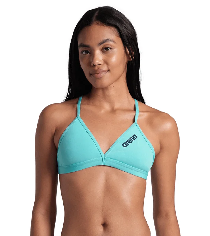 Arena Women's Solid Tie Back Bikini Top Water High-neck bikini top, Chic, Sexy, Comfortable Arena Women's Solid Tie Back Bikini Top Water High-neck bikini top, Chic, Sexy, Comfortable