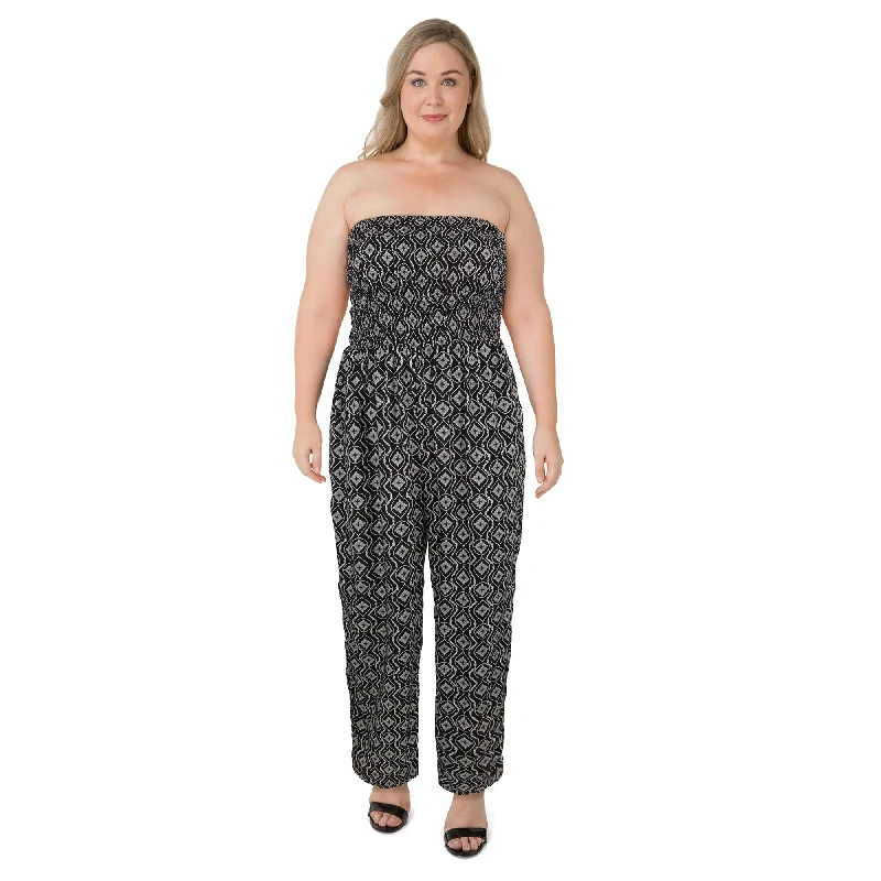 lily morgan Women's Plus Bandeau Jumpsuit Wrap jumpsuit, Elegant, Comfortable, Fashionable lily morgan Women's Plus Bandeau Jumpsuit Wrap jumpsuit, Elegant, Comfortable, Fashionable